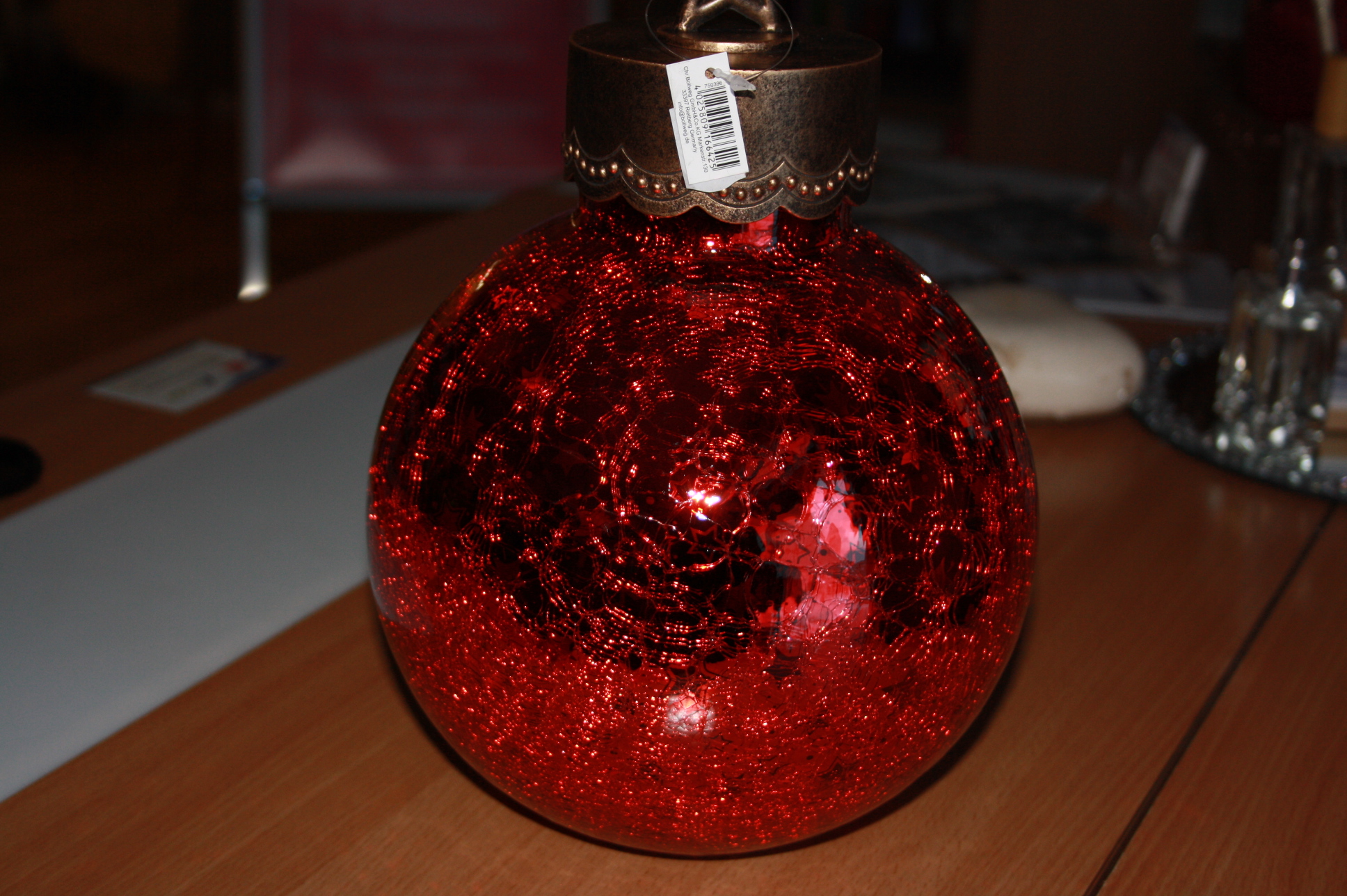 Deko-Kugel mit Timer u. Licht nur noch 25,00€